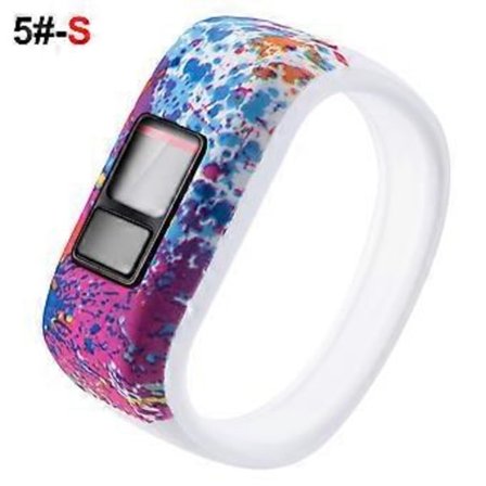 9 färger Mjukt Armbandsarmband Hållare för Garmin VivoFit JR för Garmin VivoFit JR2 Vivofit (Färg 5)