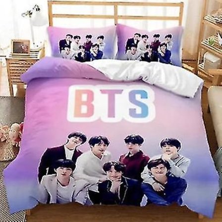 Born Pretty Bts20 Bts 3D-paintetti vuodevaatteet peitto tyynynpäällinen lahja lapsille