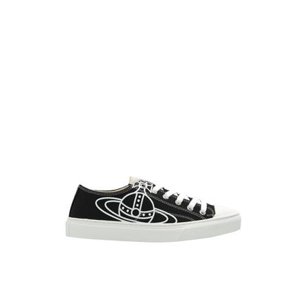 Vivienne Westwood, Sneakers with logo Zwart, Dames, Maat:40 EU,Canvas