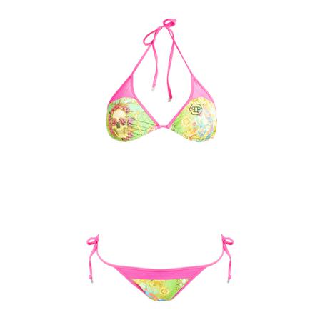 Philipp Plein, Bikini Różowy, Kobieta, Rozmiar: L
