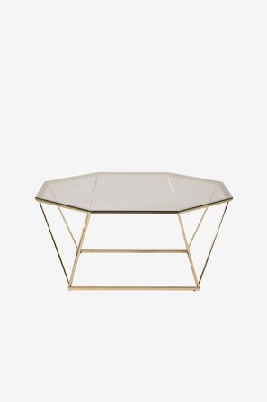 Furniture Fashion - Sofabord Österlen, Diameter 100 cm - Transparent - Sofaborde - Fra Homeroom