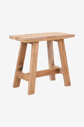 House Nordic - Bänk Barcelona, teak, 50x25xh45 cm - Brun - Bänkar - Från Homeroom