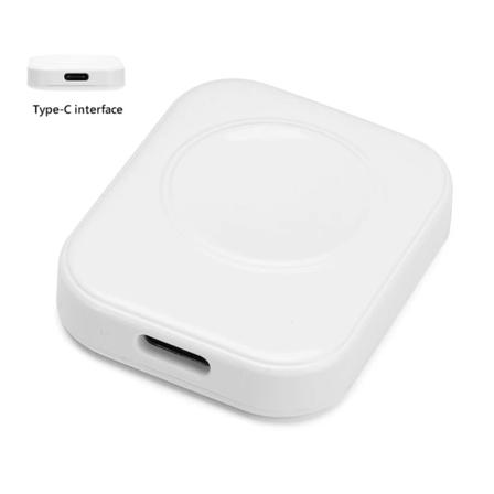 Bärbar USB C-laddare för Apple Watch Series Ultra 9 8 7 6 5 4 SE Mini Snabb trådlös laddningsdockningsstation för iWatch White TYPE C Port