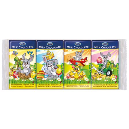 Mjölkchoklad Påsk 4-pack 60 g