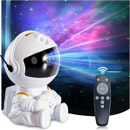 Sittende nattlys / Galaxy-lampe - Galaxy Projector Nepula med fjernkontroll
