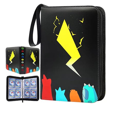 1 Kortbog Kompatibel med Kort, Kortbog, Kortalbum, Kortbeskytter, Kort Opbevaringsbog med 400 Franske Kort Displaylommer til Samlekort