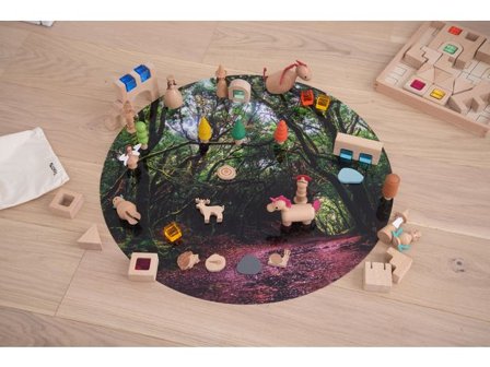 tickit Sensoriska lekmatta till ljusbord skogen - Lyreco - Skola och förskola - Klassrummet / Lära - Sensoriska produkter