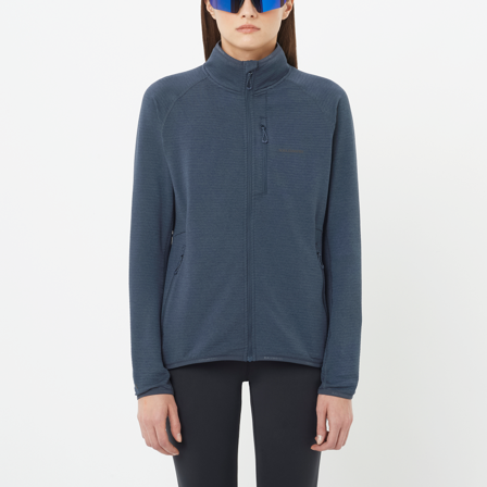 Salomon - Couches intermédiaires Vêtements Sntial Lightwarm Fz W - Blue Nights