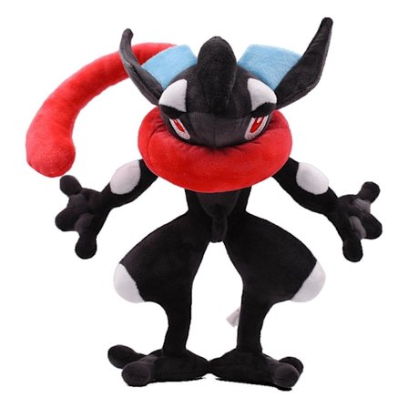 Skinnende Greninja Plys Legetøj 11" Stoppet Dukke, Tegneseriefigur Stoppet Pudepude Hjem Indretning Fødselsdag Rekvisitter Børn Drenge Pige Gave