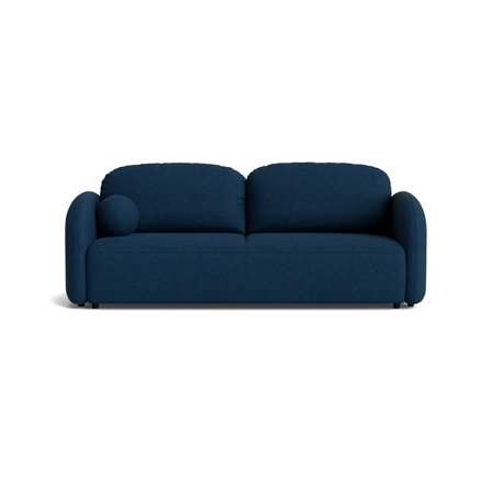 Sorrento 3-personers Sovesofa - Aragon Blå - 232x104x90cm - Sofa med Bonell Fjedre, Nozag Fjedre og PU Skum - Komfortabel og Funktionel Sovesofa