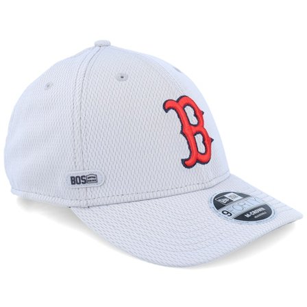New Era - MLB Grey adjustable Czapka Z Daszkiem - Boston Red Sox MLB Ch 9FORTY Grey Adjustable @ Hatstore