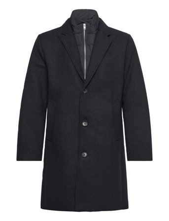 Lindbergh | Detachable Collar Lapel Coat | L