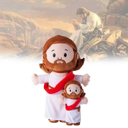 Mjuk Jesusdocka Ultra Mjuk Sovkompis Perfekt Som Födelsedagspresent Till Barn