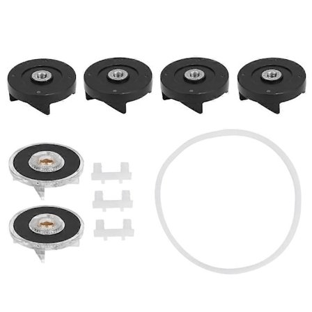 Tillbehör med 6 Basväxlar och Bladväxel Ersättningsdel för Magic Bulle Blender (Grupp 3) 250W