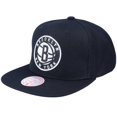 Mitchell & Ness - Negro snapback Gorra - Brooklyn Nets Team Ground 2.0 Black Snapback @ Hatstore