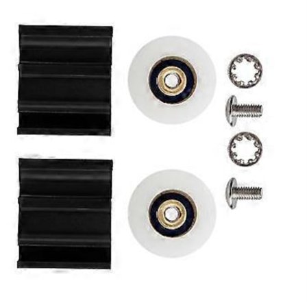 Halls Drivhus Dør Hjul Udskiftningssæt - 22mm