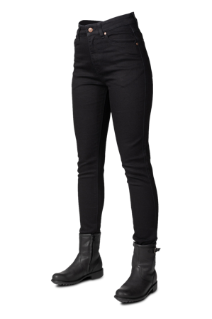 Motorradjeans Bull-it Tactical Eclipse Slim Damen Schwarz 34 Kurz