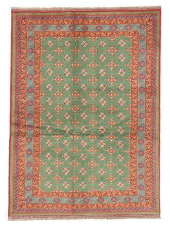Medaillon Klein Afghan Fine Teppich 145X199 Wolle