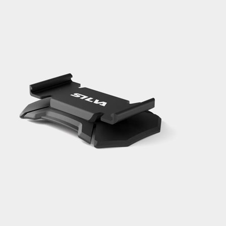 Supporto per casco per batteria per lampada frontale Silva Helmet Mount Black, adatto per Discover & Explore