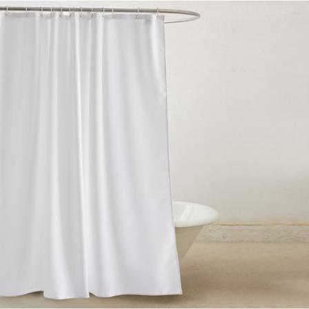 Våffelduschdraperi White S
