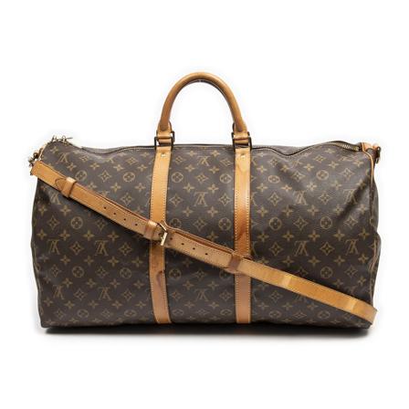 Louis Vuitton Vintage, Pre-owned Bag Bruin, Dames, Maat:ONE Size,Canvas