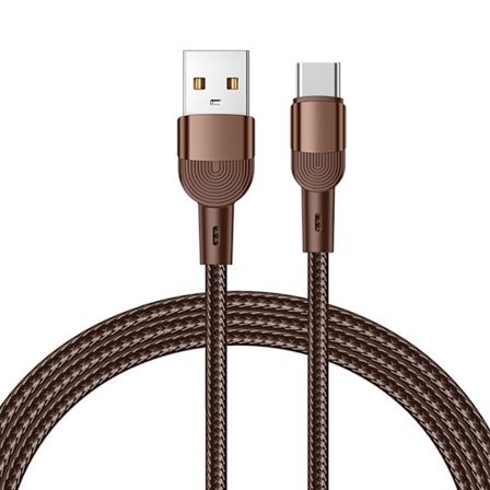 1m/2m Type-C-latauskaapeli pikalatauksen tiedonsiirtokaapeli USB A–Type-C-johto