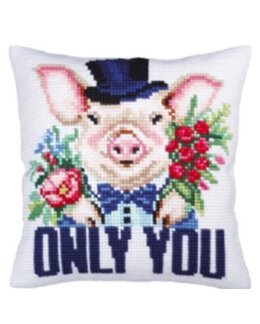 Stickpackung Kissen Only You - Collection D'Art