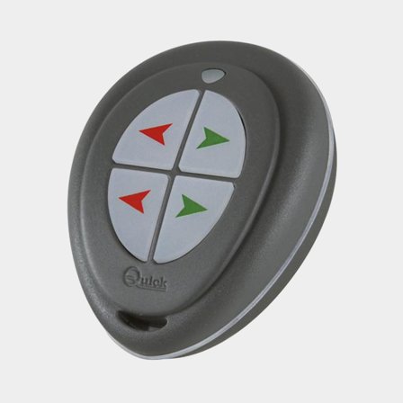 Radiocommande (émetteur) Quick, 4 canaux, format de poche, B-T B-T, 434 mHz