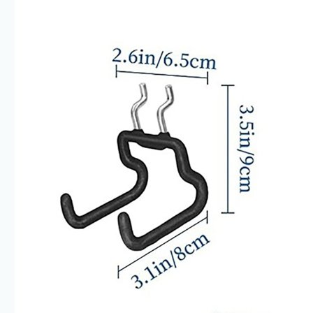 Garage Förvaringskrokar Väggmonterad Hållare A A