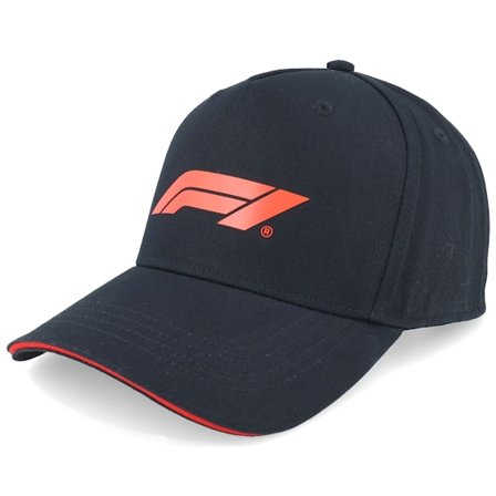Formula One - Motor Svart adjustable Caps - F1 Logo 25 Small Logo Black A-Frame Adjustable @ Hatstore