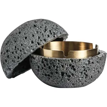 Opbevaringsboks Lille, Opbevaringsbokse Med Låg, Mini Opbevaringsboks, Cementboks Til Små Perler, Nøgler, Smykkedele, Små Genstande, Grå, S