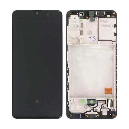 Samsung Galaxy A41 LCD Skräm med Display Original - Svart Black