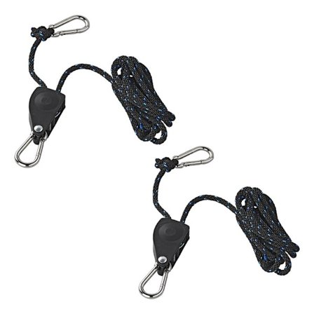 Remskivehejs med skralde og reb - sæt med 2 stk 136kg