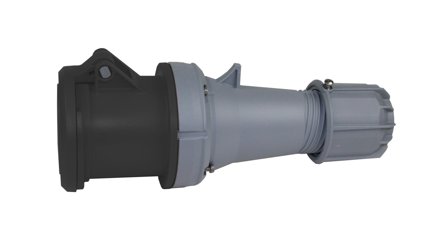 Garo S 363-7 S Skjøtekontakt IP44, 4-polet, 63 A Svart, 7 h, Stikkontakter & kabler