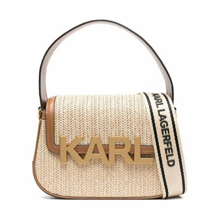 Karl Lagerfeld, Handbag Beige, Dames, Maat:ONE Size