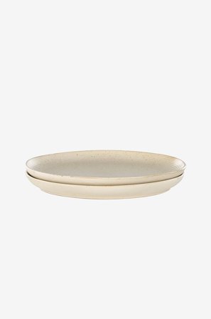 Venture Home - Tallerken Active 2-pakning - Beige - Tallerkener - Fra Homeroom
