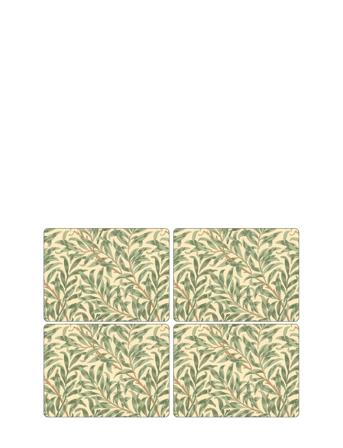 Placemat Willow Bough Green 4-P Patterned Morris & Co