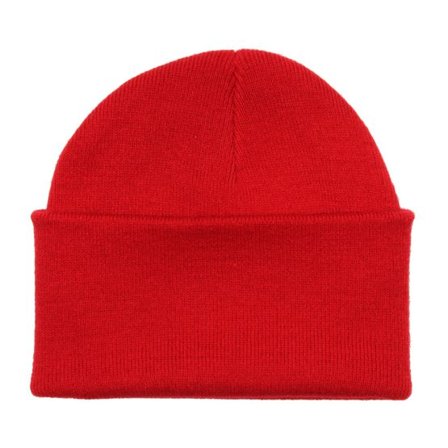 Beechfield - Röd cuff Beanie - Knitted Beanie Classic Red @ Hatstore