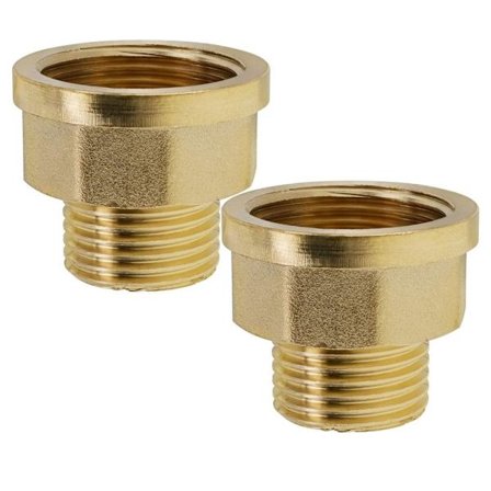 2 STK forlengelsesrør skjøteledningsslangeadaptere Kompresjonskobling