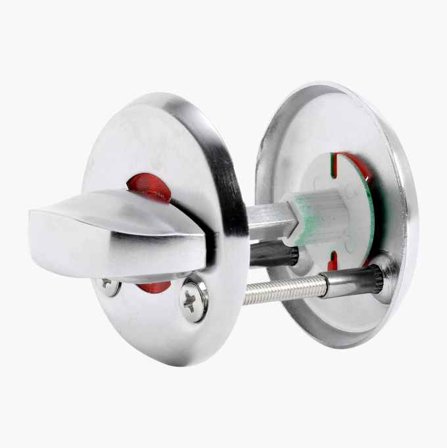 Toalettbeslag borstad krom