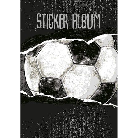 Sticker Album 14,5 x 21 cm Fotball - Tinka