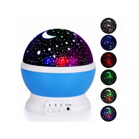 Tähtikuvioinen LED Yövalo Projektori