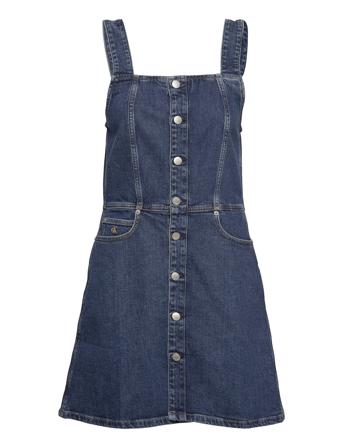 Button Down Tank Dress Blue Calvin Klein Jeans