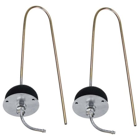 2X Bil Drivstofftank Stigerør Metall for Varmer 60cm Lang Od5mm