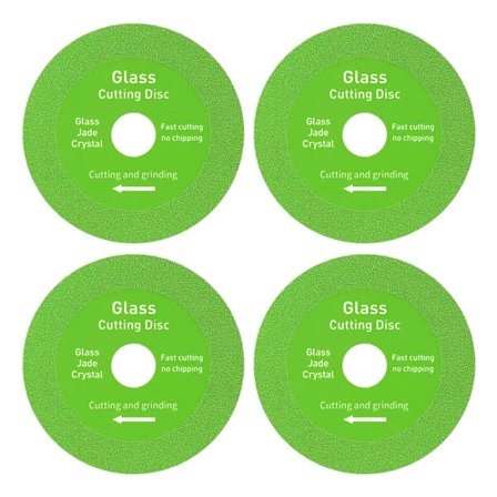 4 kpl Lasileikkuulaikka Timanttileikkuuterä Lasi Keraaminen leikkuutyökalu Kulmahiomakoneen käsityöleikkuutarvikkeille