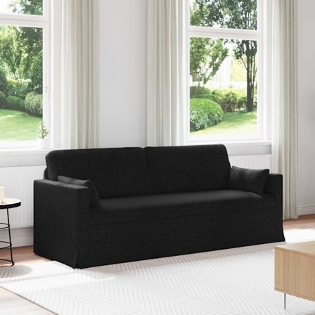 Soffa 180cm Svart Metall