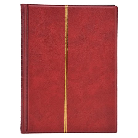 Møntsamling Bog 250 Lomme Mindemønt Samling Holder Opbevaring Album Bog til HjemmetRød