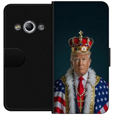 Kompatibelt Lommeboketui til Samsung Galaxy Xcover 3 Trump som kung