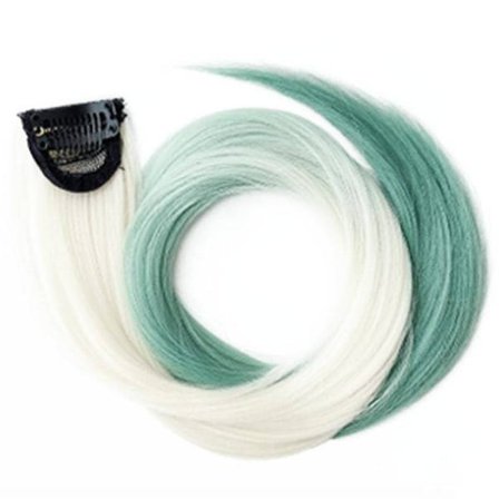 TG Rak Hårforlengelse av Klipptype Kvinnelig Fargegradient