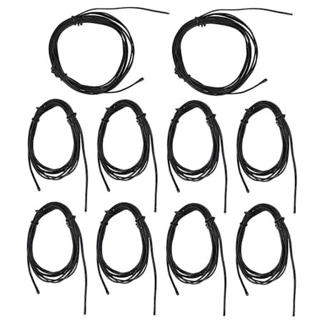 10 stk. NTC Termistor Temperatur Sensor Probe Dråbeformet Spids Epoxy Resin Konnektor 2 meter 10K B3950